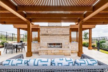 Outdoor fireside retreat